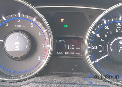 2011 Hyundai Sonata Se 2.0T z USA, uszkodzony, nr VIN 5NPEC4AB7BH270952